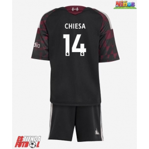 Liverpool Federico Chiesa #14 Tercera Equipación Niños 2026-27 Manga Corta (+ Pantalones cortos)
